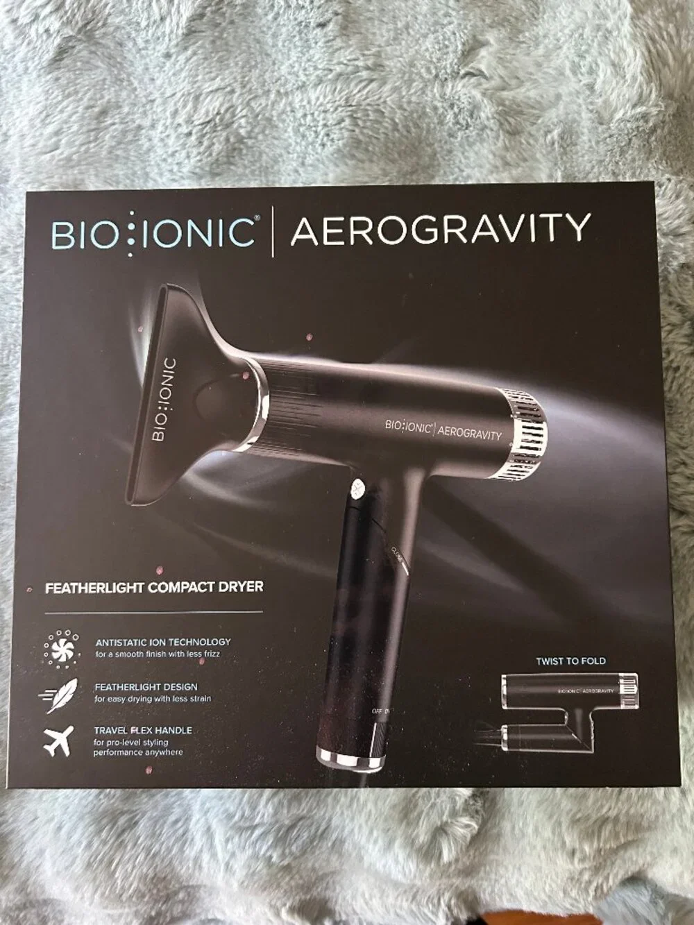 Bio Ionic Aerogravity Featherlight Compact Dryer